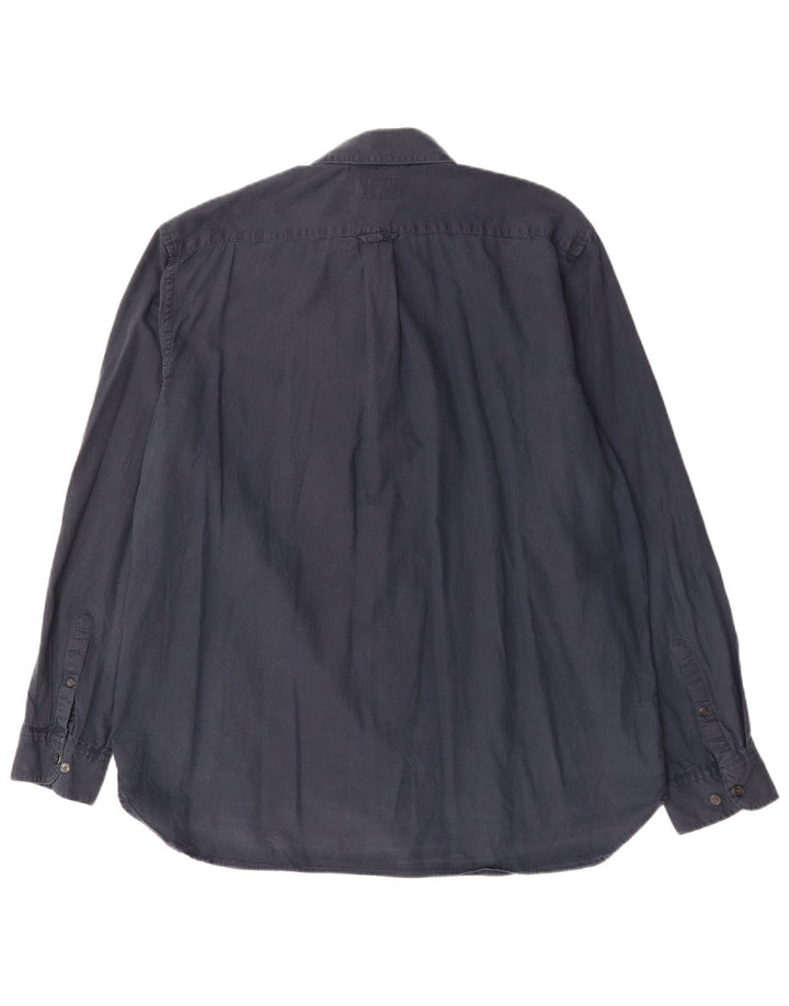 TIMBERLAND Herren Regular Fit Hemd 2XL Marineblau Baumwolle