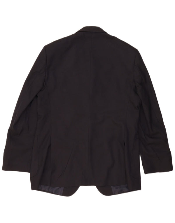 Marks & Spencer Herren-Blazer, lang, mit 2 Knöpfen, UK 44, XL, Marineblau
