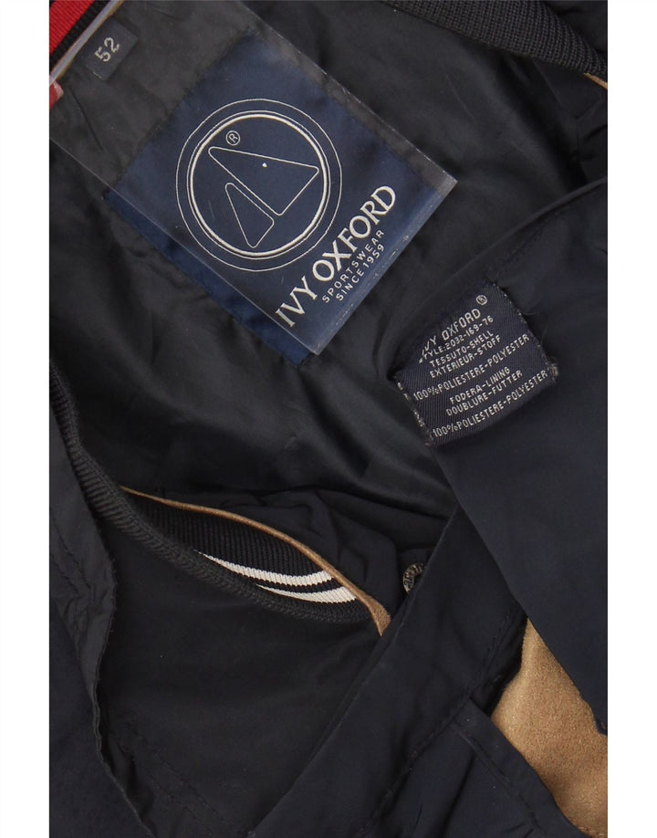 IVY OXFORD Herren-Militärjacke IT 52 XL Marineblaues Polyester