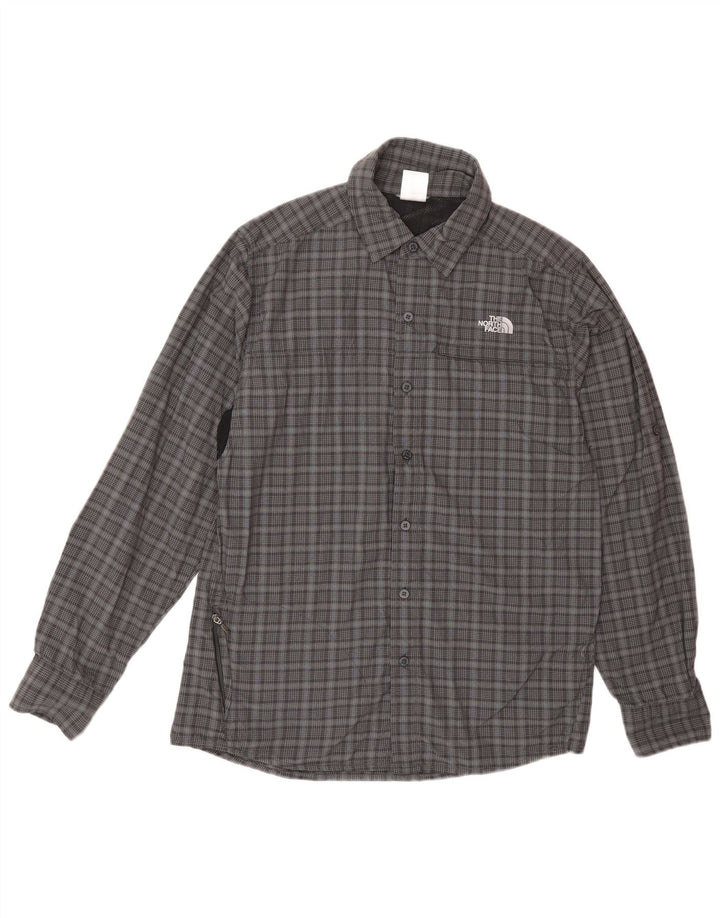 THE NORTH FACE Herrenhemd Small Grey Check Nylon
