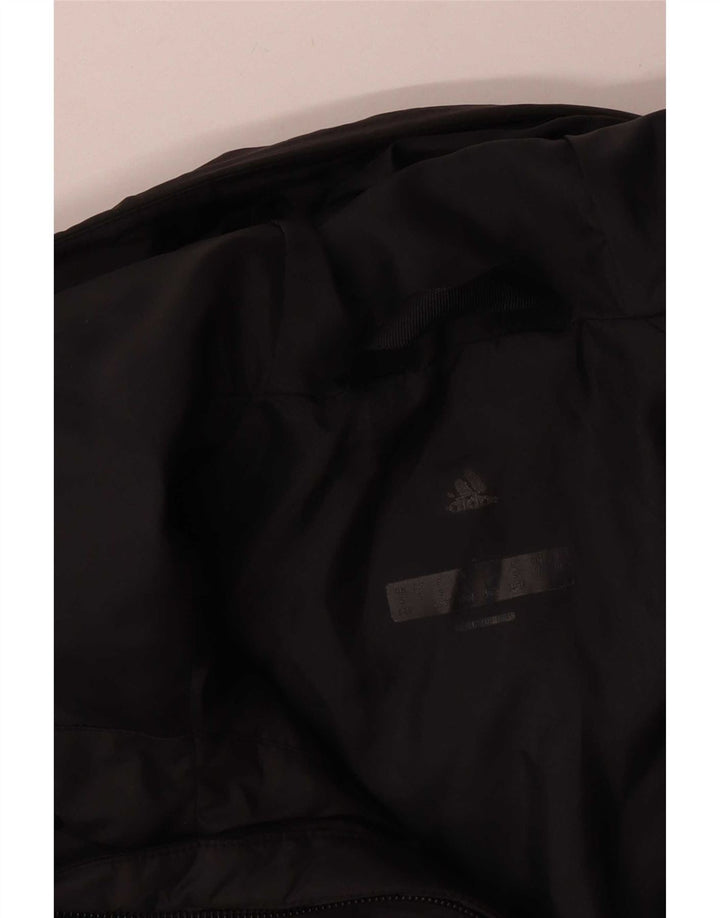 Adidas Damen-Jacke mit Kapuze, gepolstert, UK 8/10, Größe S, Schwarz, Polyester