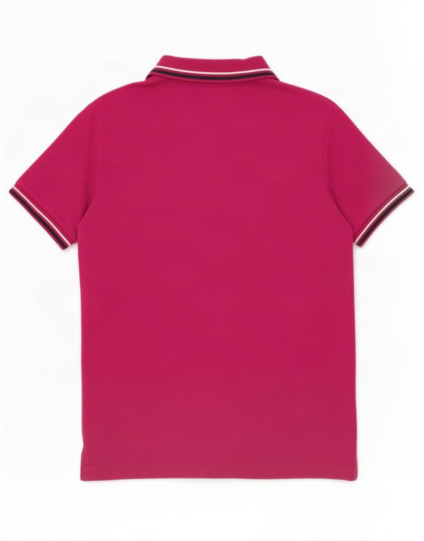 Diadora Herren-Poloshirt aus mittelrosa Baumwolle