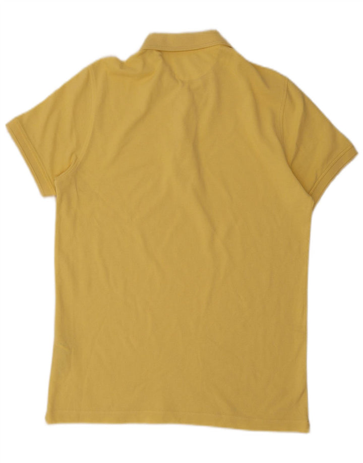 Massimo Dutti Herren-Poloshirt aus mittelgelber Baumwolle