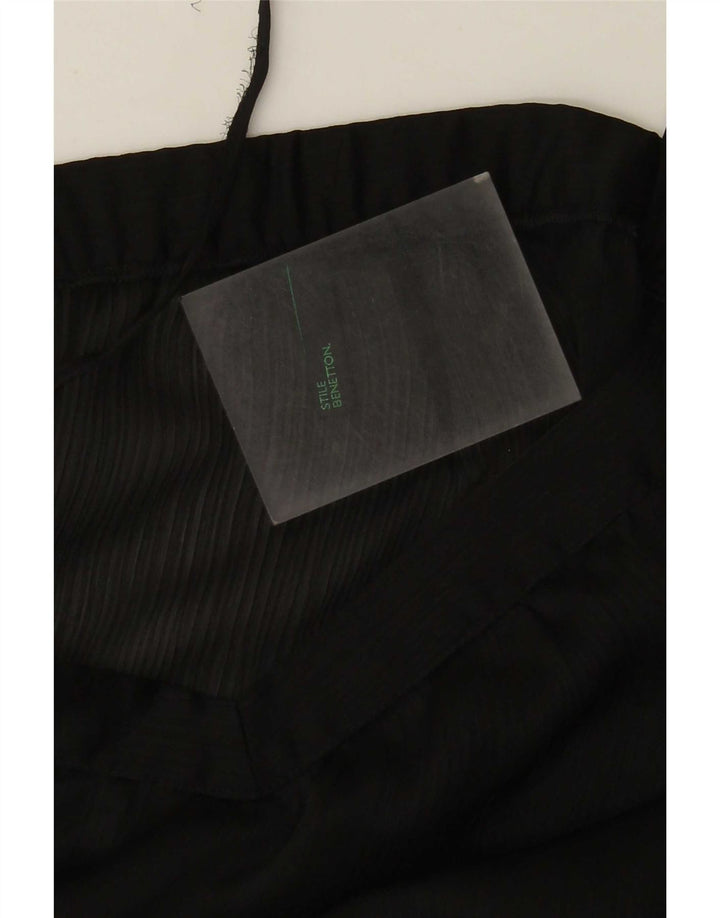 Benetton Damen Cami Top UK 12 Medium Schwarz