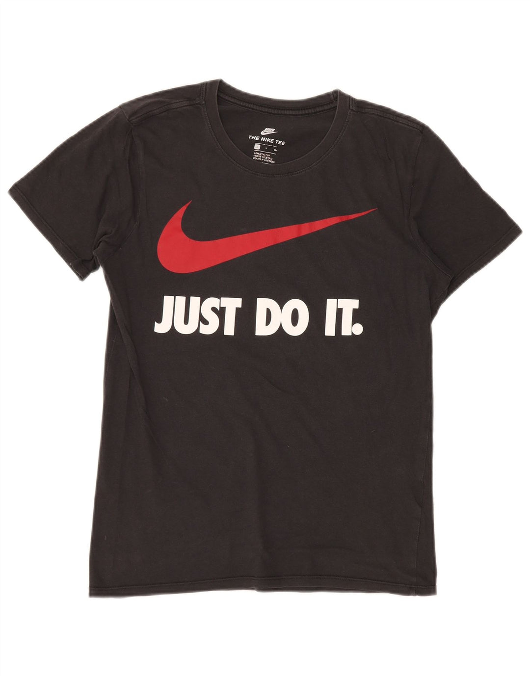 NIKE Herren-T-Shirt mit sportlichem Schnitt und Grafik, Größe S, Schwarz