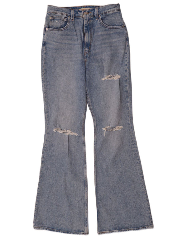 Levi's Damen Distressed High Rise Flared Jeans W29 L32 Blaue Baumwolle