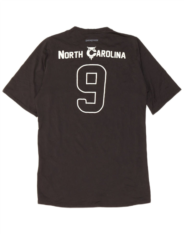 Patagonia Herren North Carolina Graphic T-Shirt Top Mittelschwarzes Polyester