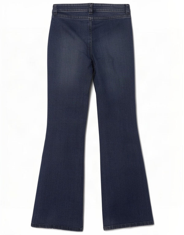 Lee Damen Kiana Flared Jeans W30 L31 Blaue Baumwolle