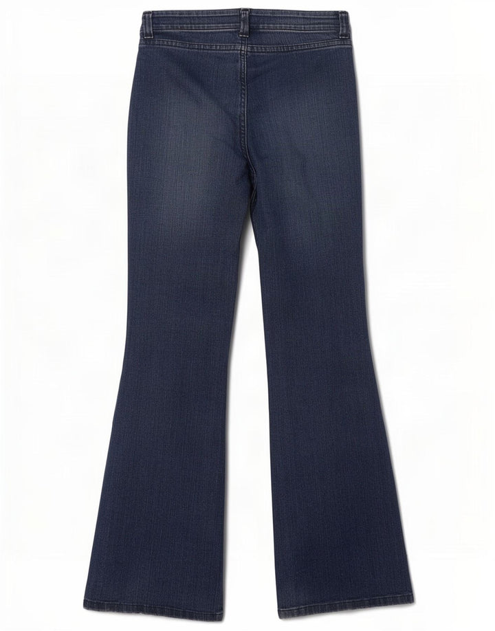 Lee Damen Kiana Flared Jeans W30 L31 Blaue Baumwolle