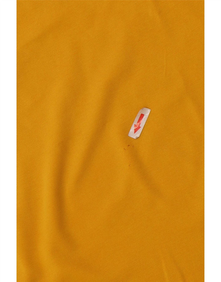Asics Herren T-Shirt Top XL Gelb Baumwolle