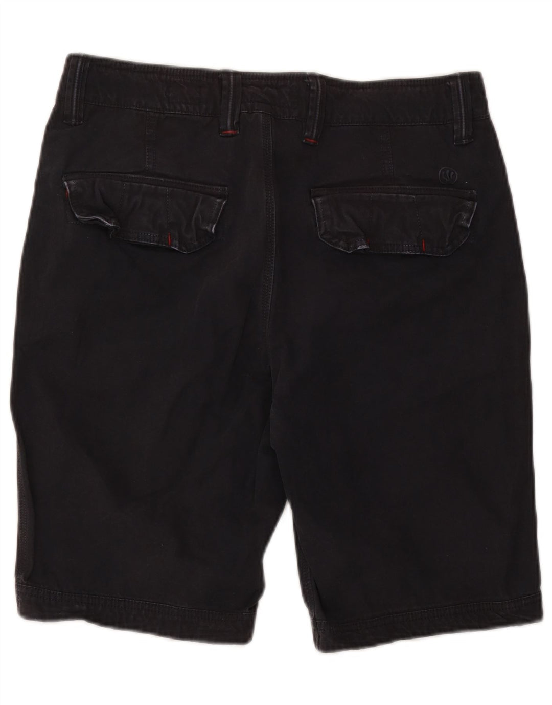 Fat Face Herren-Chinoshorts, W34, Größe L, Schwarz, Baumwolle