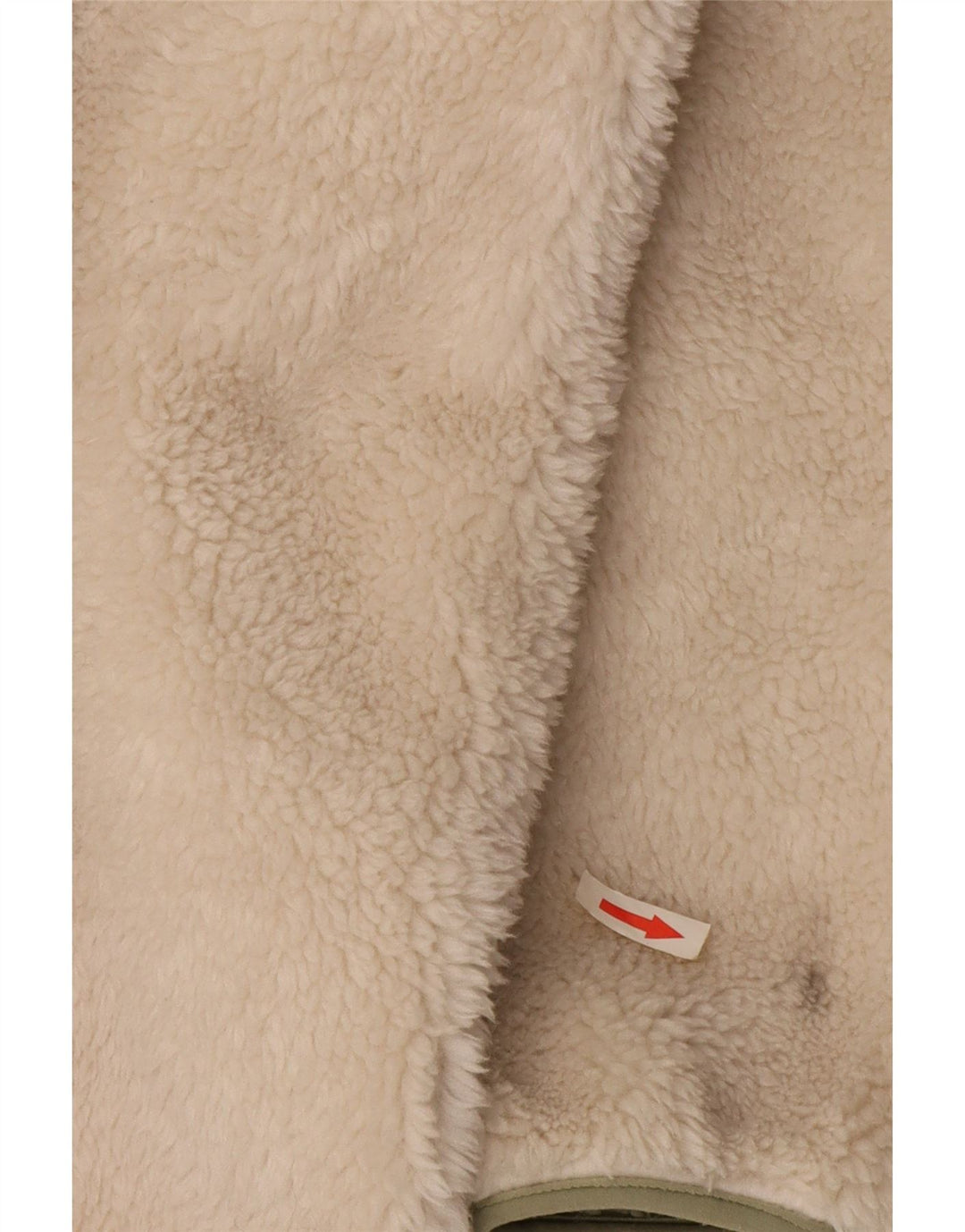 Übergroße Windjacke mit Kapuze von Zara für Damen, Gr. 10, Größe S, gebrochenes Weiß