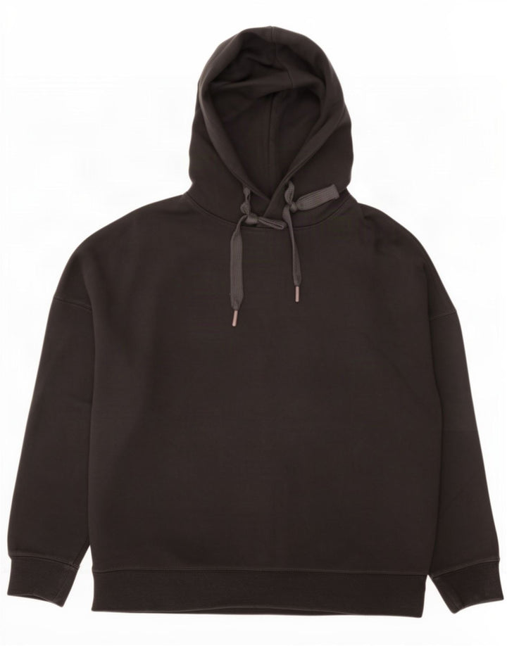 Zara Herren Loose Fit Kapuzenpullover Mittelgrau