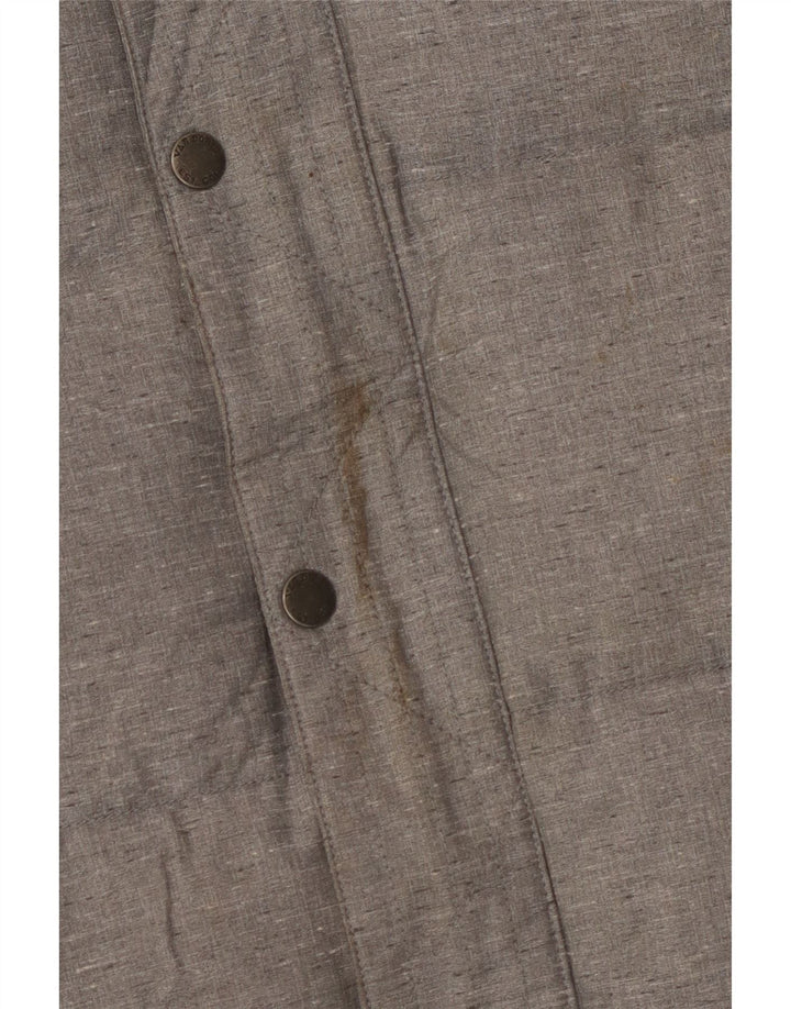 VANS Herren-Jacke mit Kapuze, gepolstert, UK 38, mittelgraues Nylon