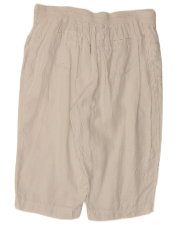 Marks & Spencer Damen Autograph Bermudashorts UK 18 XL W36 Weiß