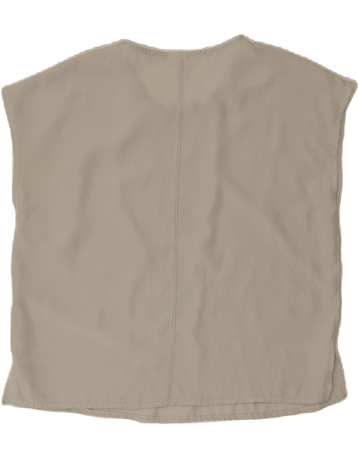 PRIMAVERA FIRENZE Womens Sleeveless Blouse Top UK 16 Large Grey Polyester Vintage Primavera Firenze and Second-Hand Primavera Firenze from Messina Hembry 