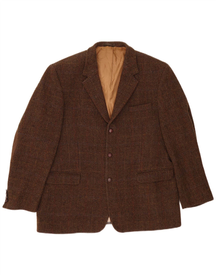 C&A Herren Westbury 3-Knopf-Blazerjacke EU 56 3XL Khaki Hahnentrittwolle