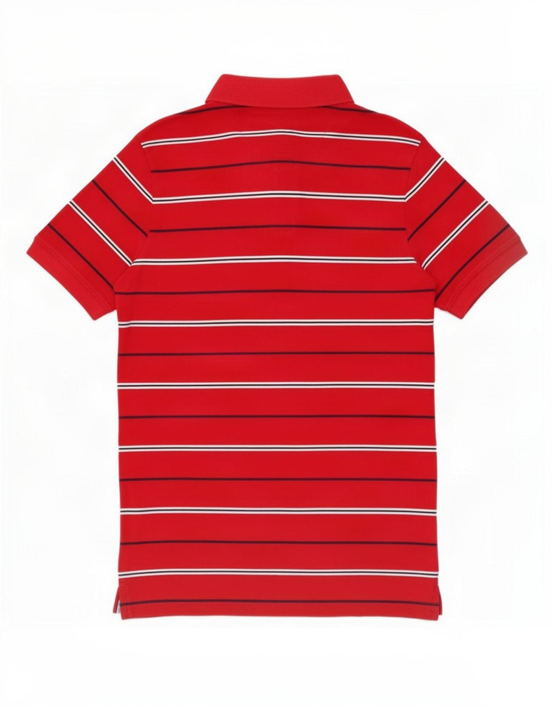 Tommy Hilfiger Herren Poloshirt Mittelrot gestreift