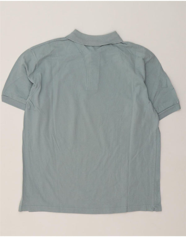 Diadora Herren-Poloshirt, große blaue Baumwolle