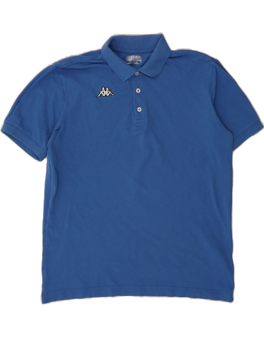 KAPPA Mens Polo Shirt XL Blue Cotton Vintage Kappa and Second-Hand Kappa from Messina Hembry 