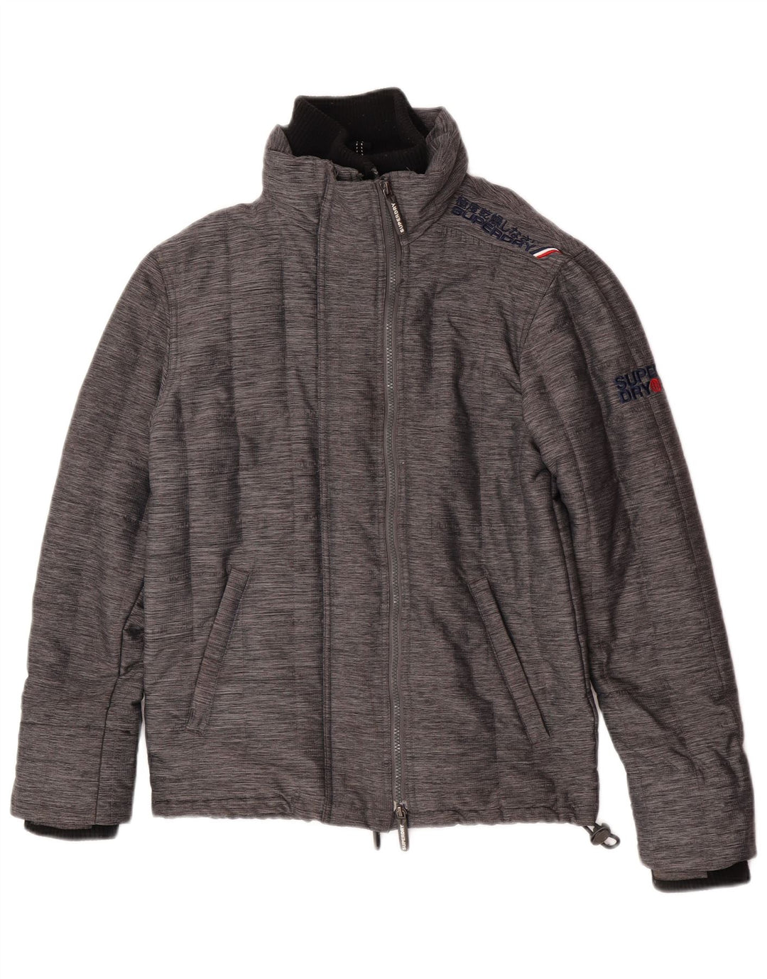 Superdry Herren Windjacke UK 34 XS Graues Nylon