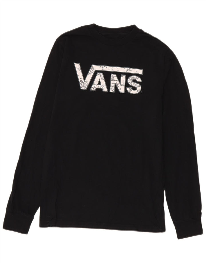 Vans Herren Classic Fit Graphic Top Langarm Small Schwarz Baumwolle
