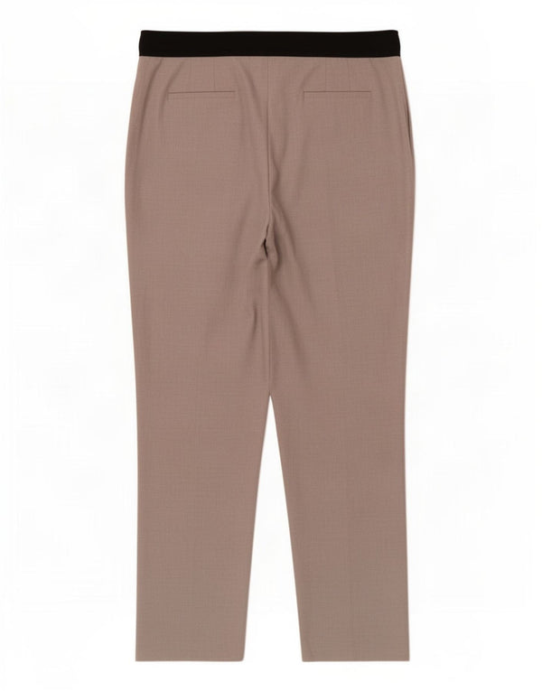 Zara Damen-Chinohose mit hoher Taille, schmal zulaufend, Größe 2XL, W34, L27, Beige