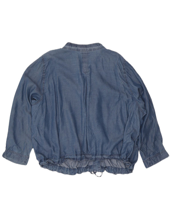 Marks & Spencer Damen Autograph Jeanshemd UK 26 5XL Blaues Lyocell
