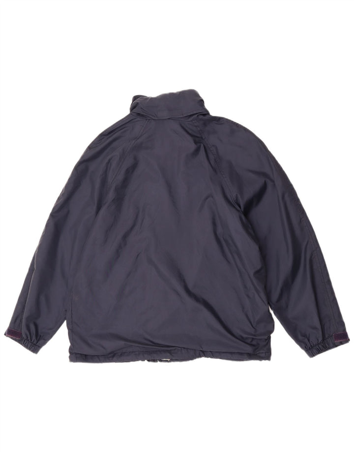 K-Way Damen-Windbreakerjacke mit Kapuze, UK 14, mittleres Marineblau