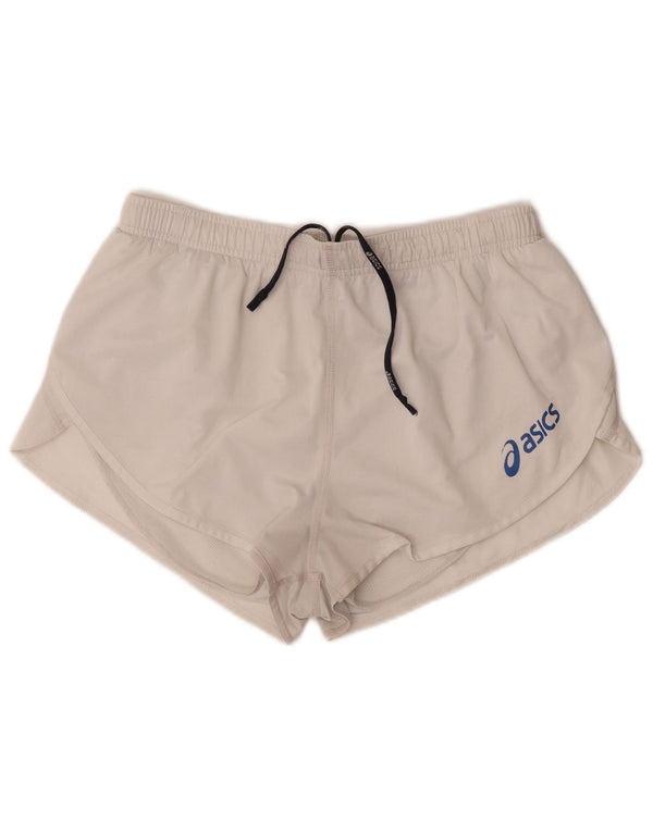 Asics Damen Sportshorts UK 18 XL Off White Polyester