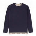 Calvin Klein Herren-Sweatshirt mit Grafik, mittelgroß, Marineblau, Farbblock
