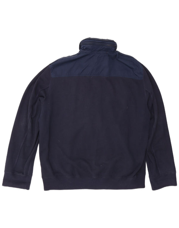 Polo Ralph Lauren Herren-Trainingsanzugoberteil, Jacke, 2XL, Marineblau, Farbblock