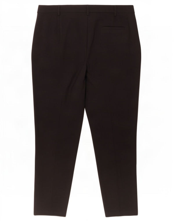 Marks & Spencer Damen Tapered Freizeithose UK 16 Large W34 L27 Schwarz