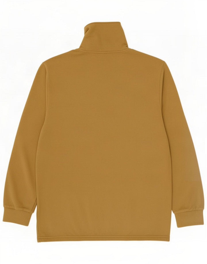 Diadora Herren-Fleecepullover mit Reißverschluss, mittelgelb