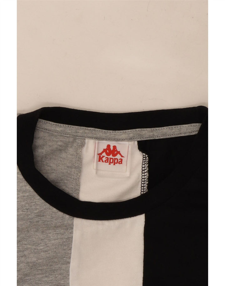 KAPPA Herren Grafik-T-Shirt-Oberteil XL Mehrfarbiger Farbblock