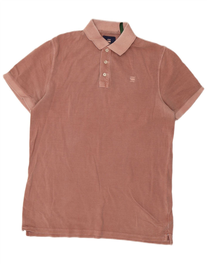 G-Star Herren Poloshirt Large Pink