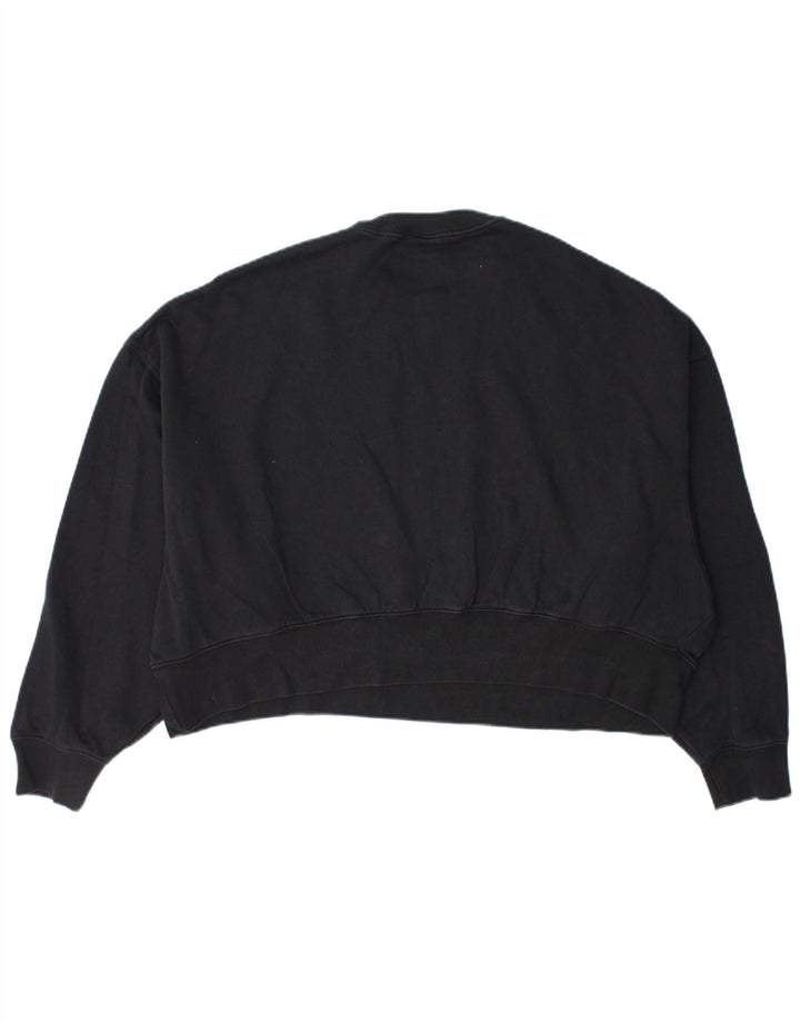 Nike Damen-Sweatshirt in Übergröße, Größe S, Schwarz, Baumwolle, UK 10