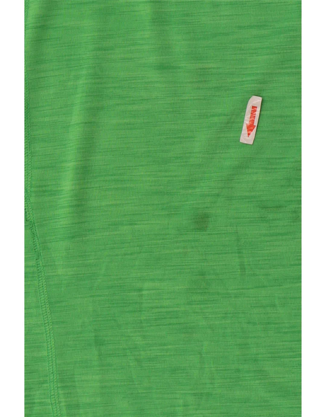 Reebok Damen T-Shirt Top UK 12 Mittelgrün geflecktes Polyester