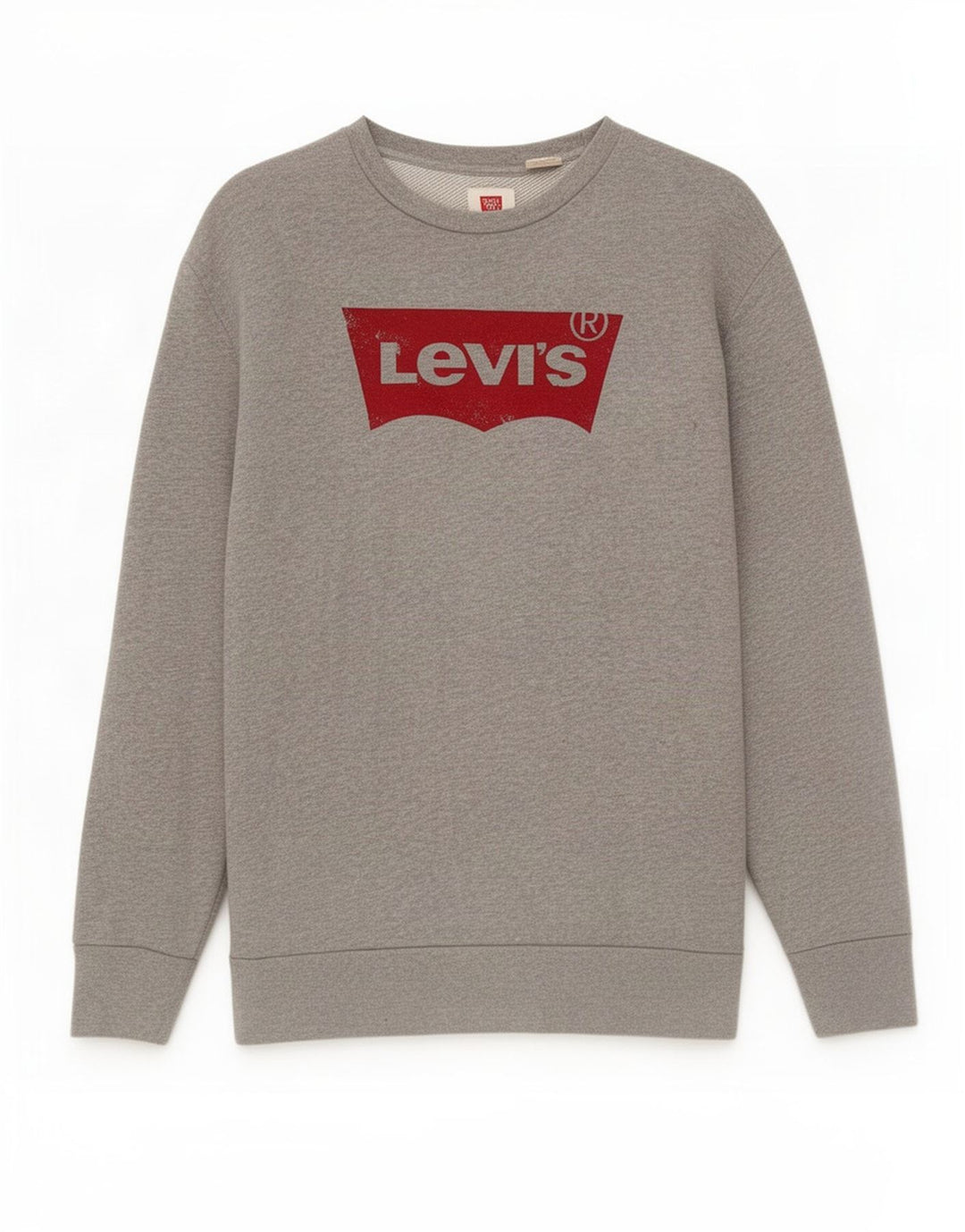 Levi's Herren-Sweatshirt mit Grafik, mittelgraue Baumwolle