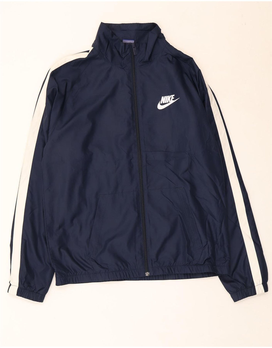 NIKE Herren-Trainingsanzug-Oberteil, Jacke, Größe L, Marineblau