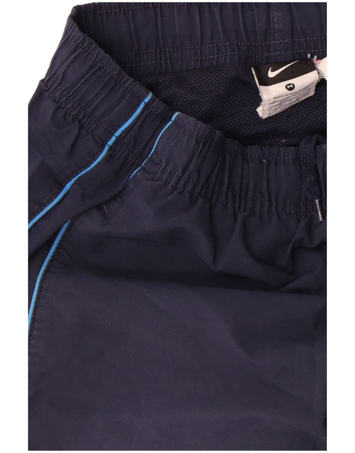 Nike Herren-Sportshorts, mittelgroß, marineblau, gestreift, Polyester