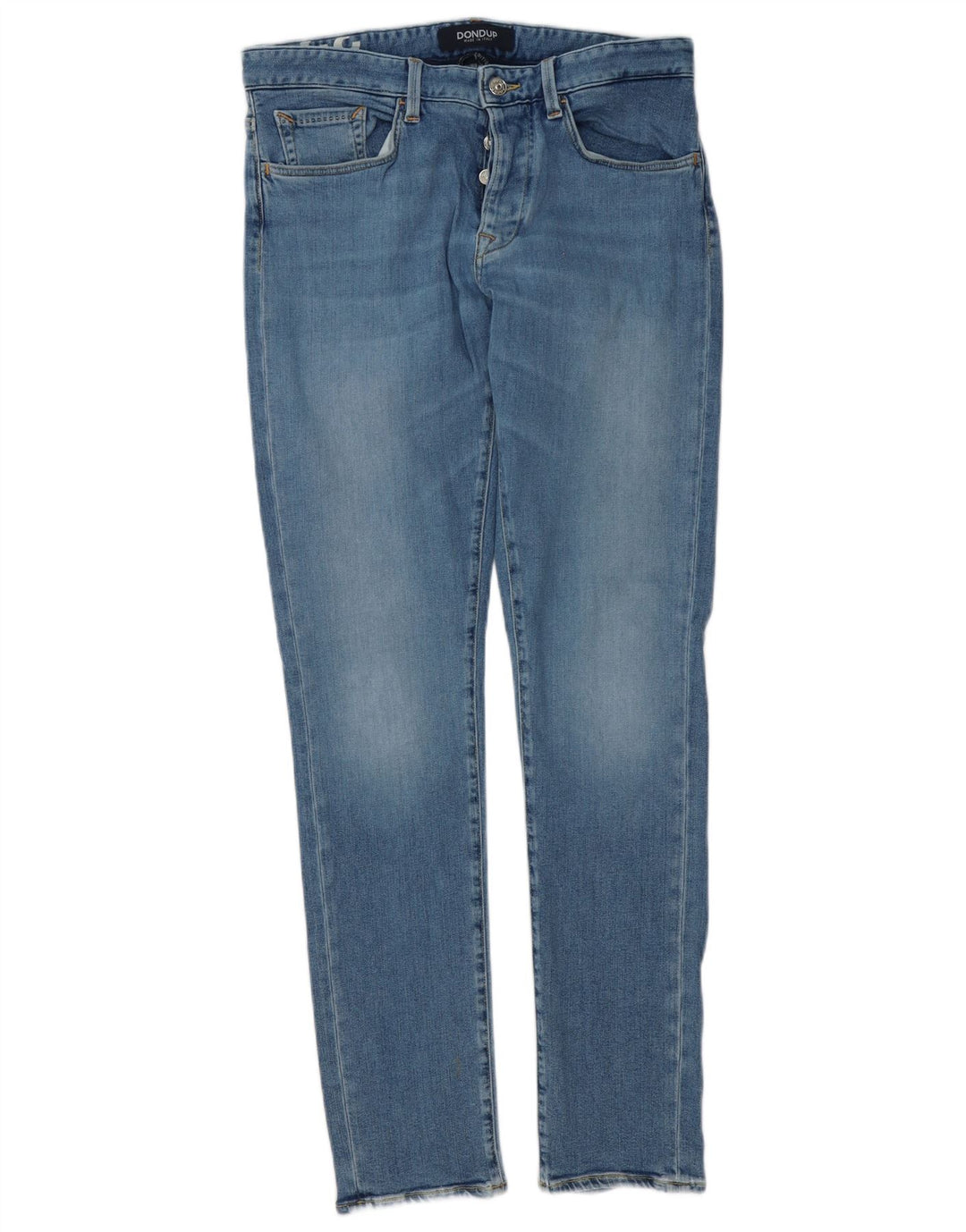 Dondup Herren Slim Jeans W32 L32 Blaue Baumwolle