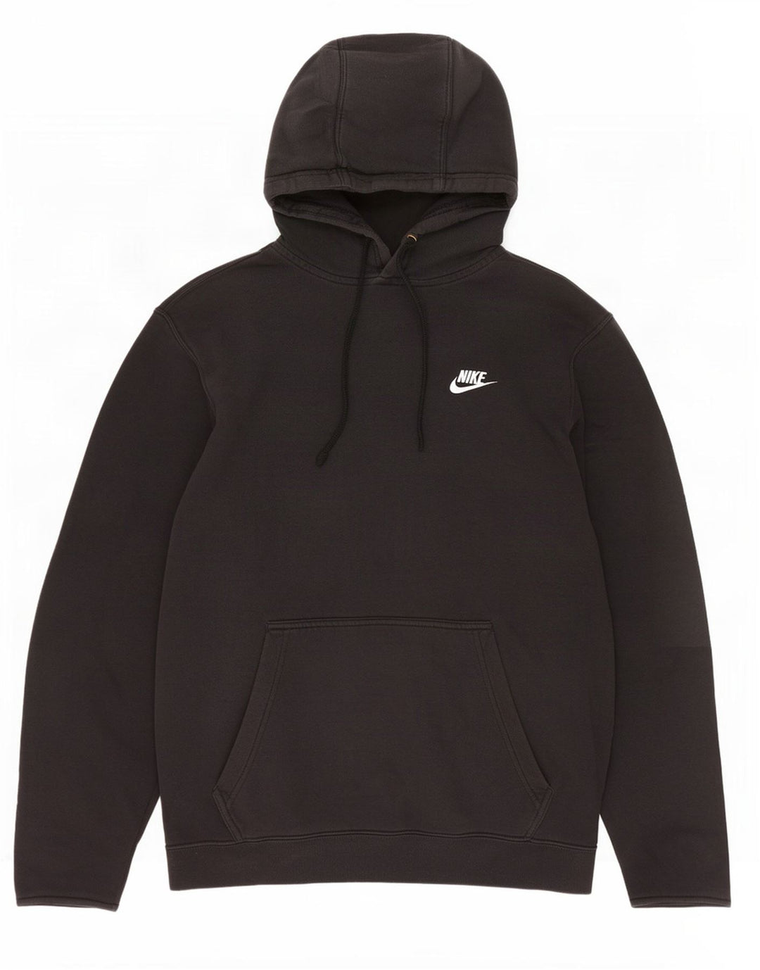 Nike Herren-Hoodie-Pullover aus mittelschwarzer Baumwolle