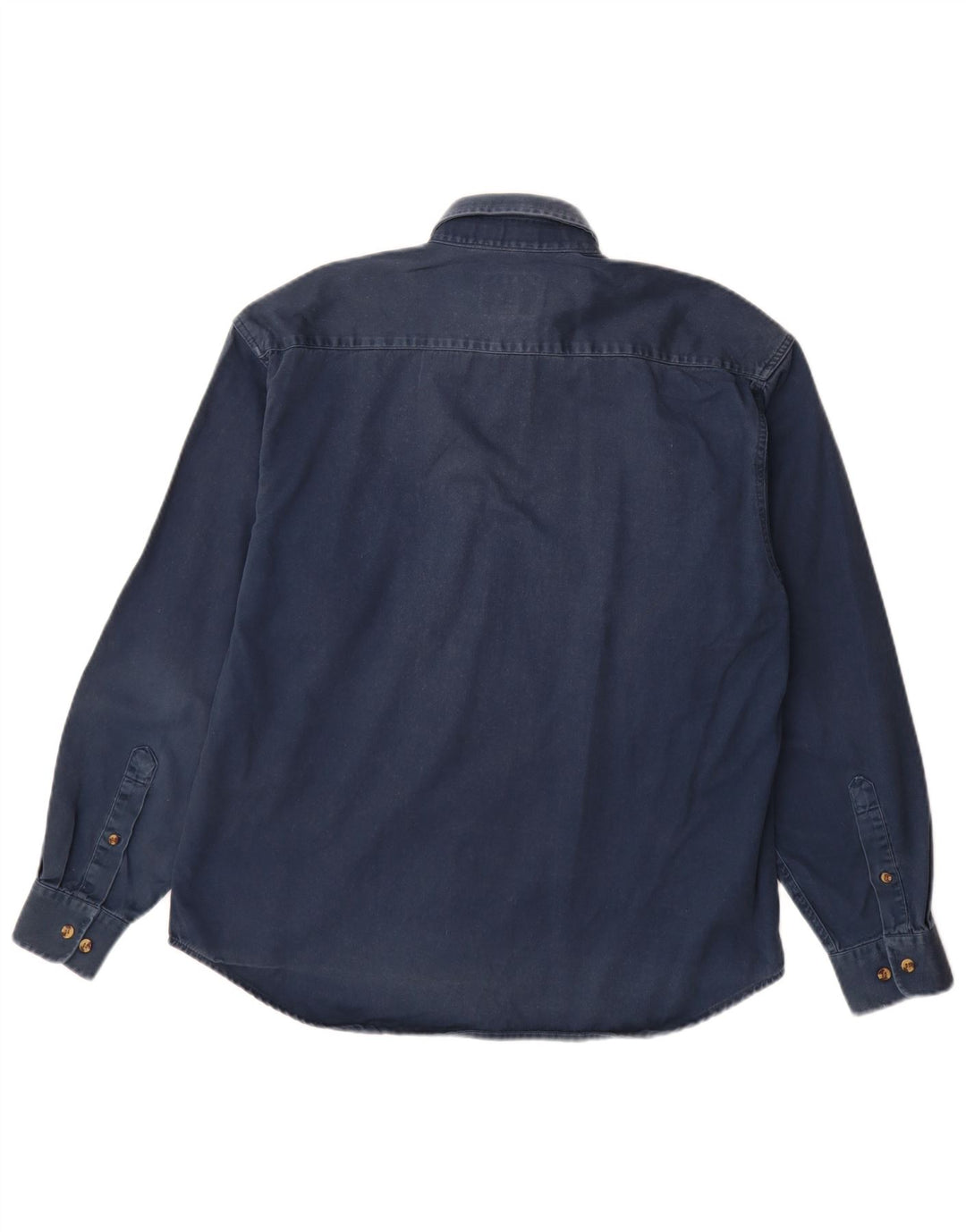 Dickies Herrenhemd aus mittelblauer Baumwolle in Marineblau