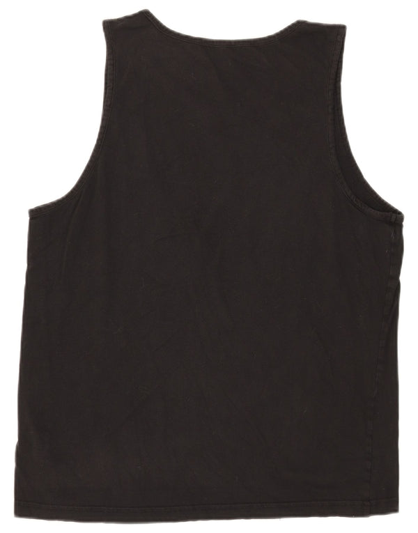 Puma Herren Graphic Vest Top Large Schwarz Baumwolle