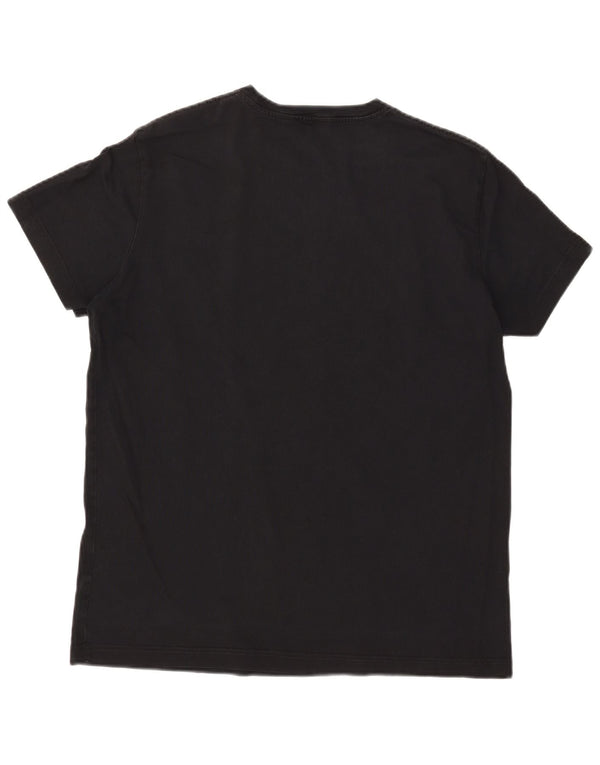 Diesel Damen Grafik T-Shirt Top UK 20 2XL Schwarz
