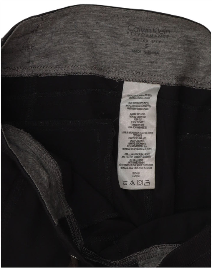 CALVIN KLEIN Damen Trainingshose Jogger UK 10 Small Grau Polyester