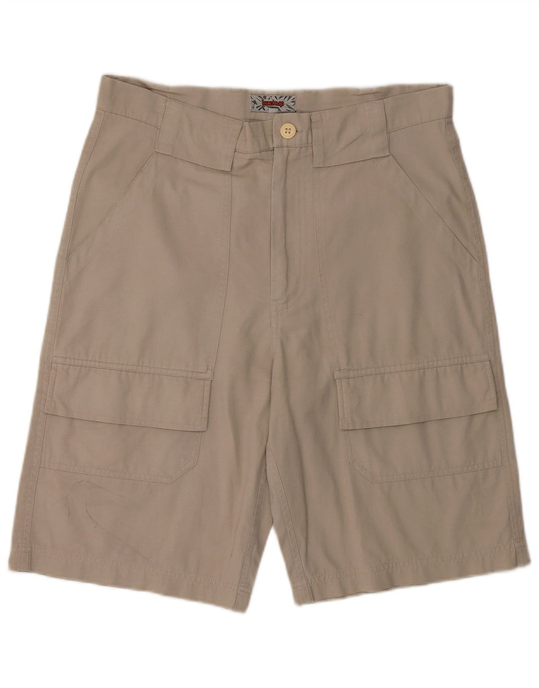 Vintage Herren Cargo Shorts Medium W32 Beige Baumwolle