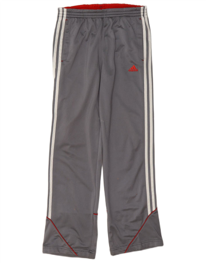Adidas Trainingshose für Jungen, 13–14 Jahre, graues Polyester
