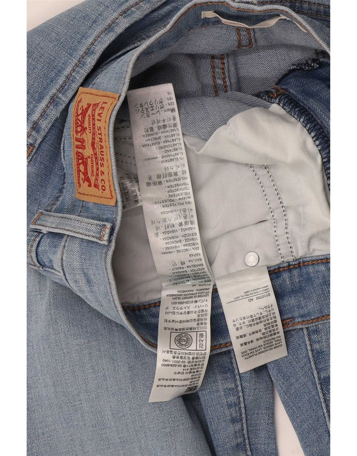Levi's Damen 314 Shaping Straight Jeans W28 L32 Blaue Baumwolle